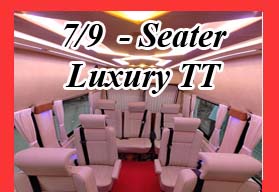 Innova Crysta luxury travellers Bangalore Luxury tempo traveller 9 seater